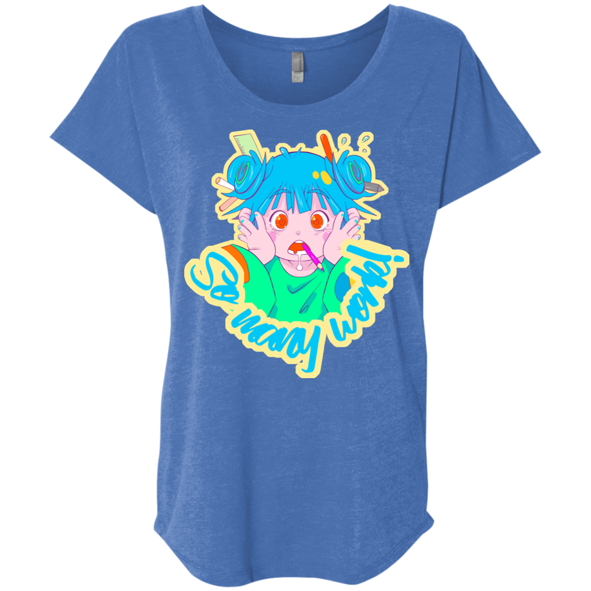 So many work! Triblend Dolman Sleeve