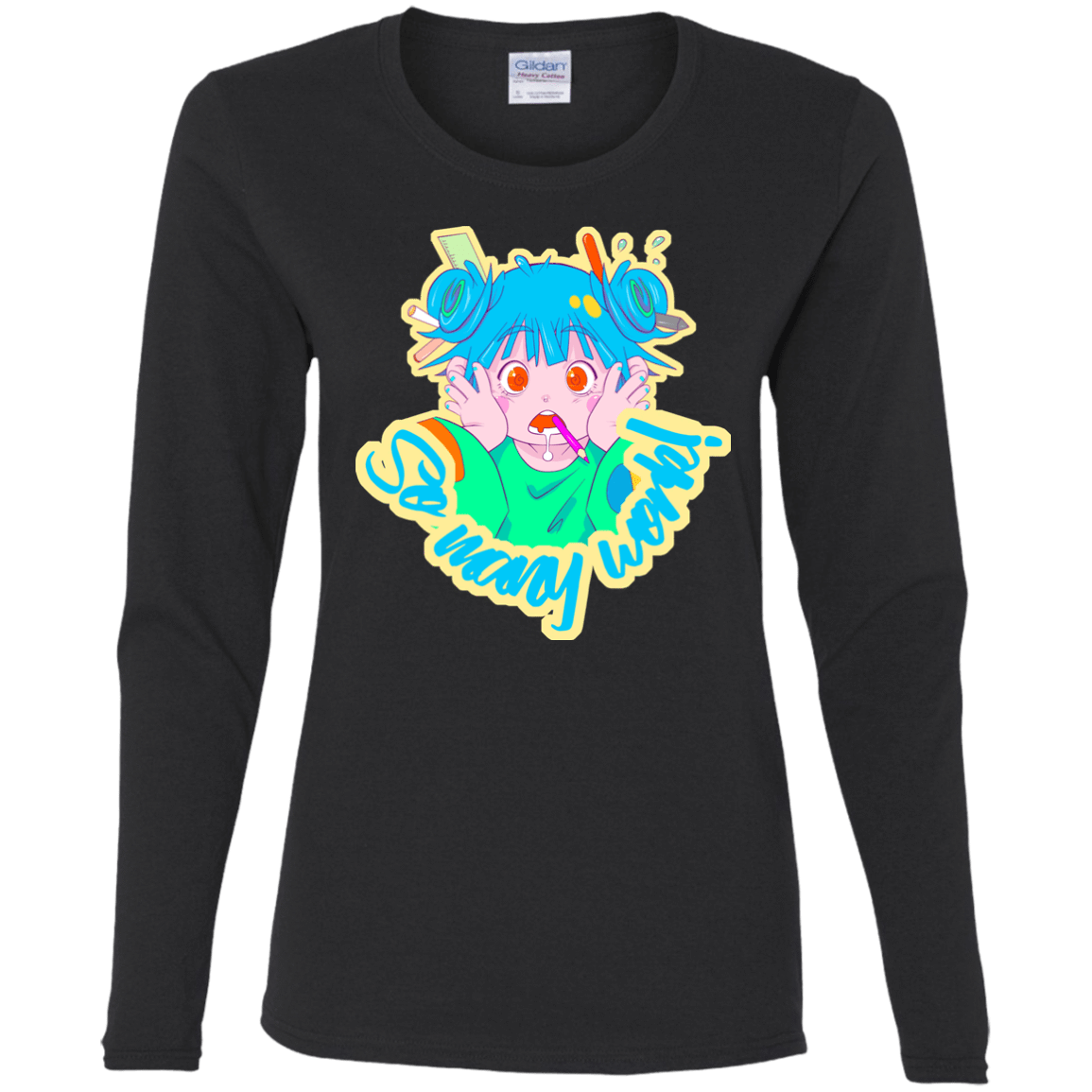 T-Shirts Black / S So many work! Women's Long Sleeve T-Shirt