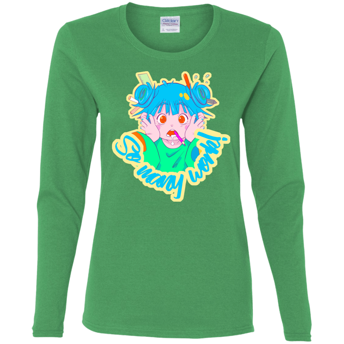 T-Shirts Irish Green / S So many work! Women's Long Sleeve T-Shirt