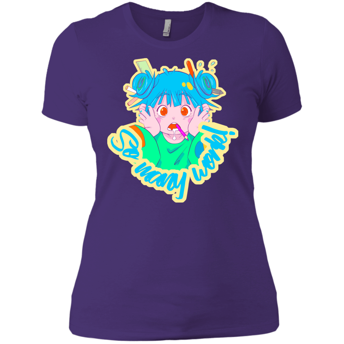 T-Shirts Purple Rush/ / X-Small So many work! Women's Premium T-Shirt