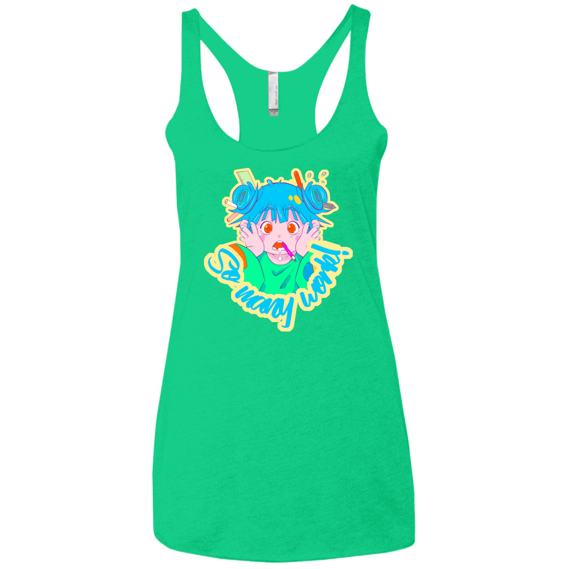 So many work! Women's Triblend Racerback Tank