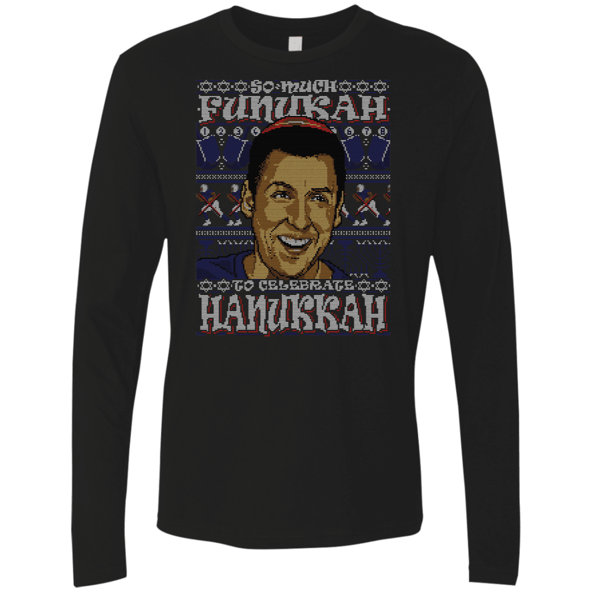 T-Shirts Black / Small SO MUCH FUNUKAH Men's Premium Long Sleeve