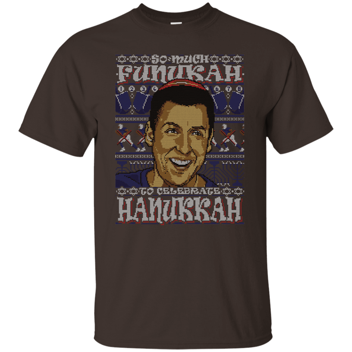 T-Shirts Dark Chocolate / Small SO MUCH FUNUKAH T-Shirt