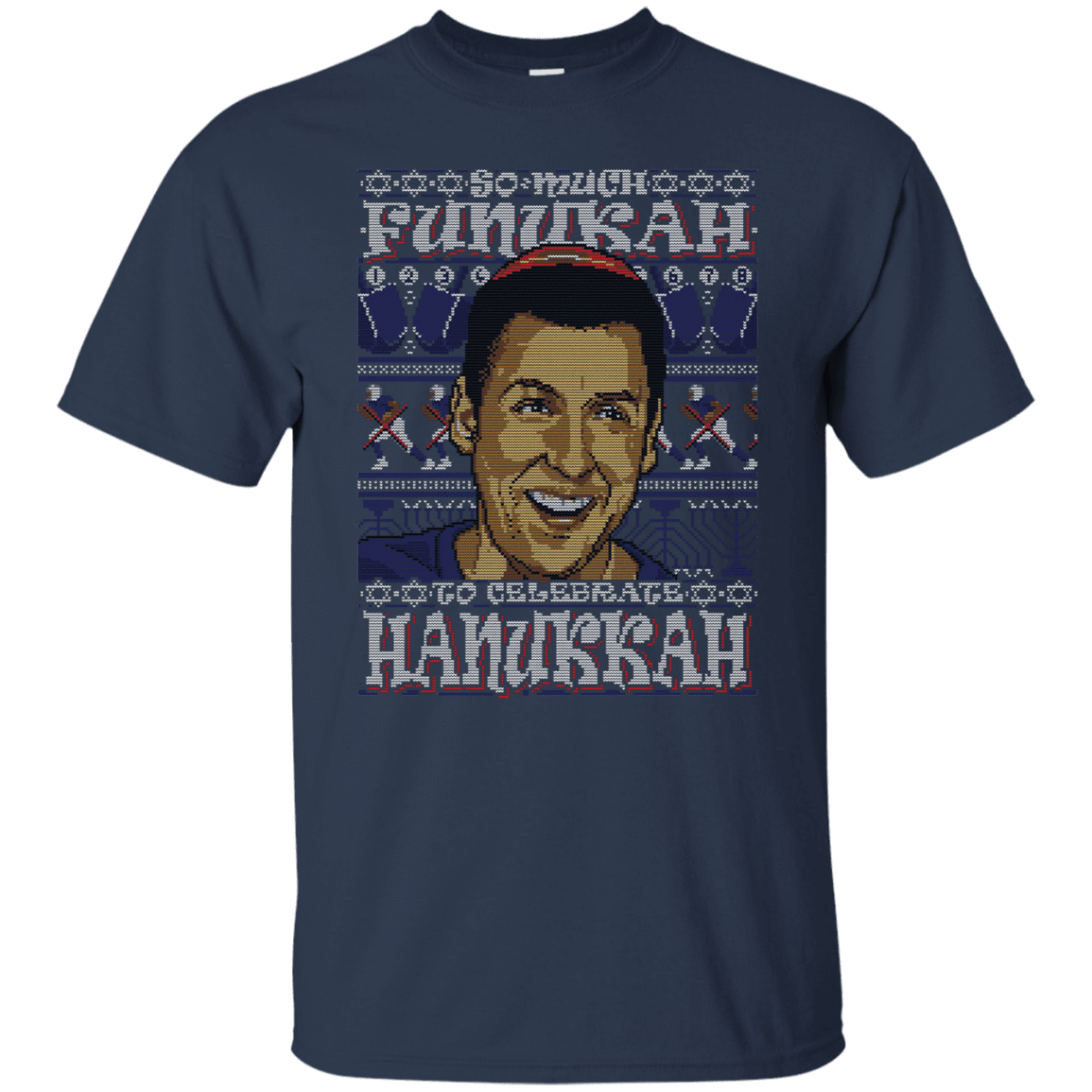 T-Shirts Navy / Small SO MUCH FUNUKAH T-Shirt