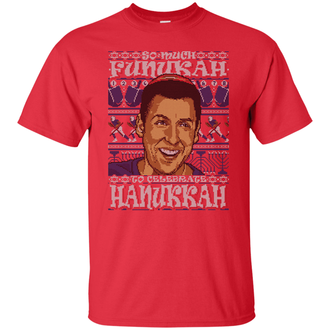 T-Shirts Red / Small SO MUCH FUNUKAH T-Shirt