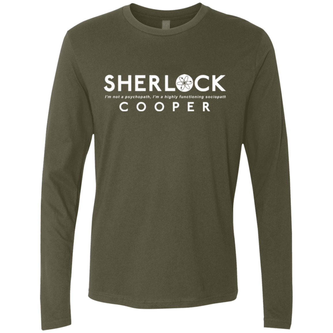 T-Shirts Military Green / Small Sociopaths Men's Premium Long Sleeve