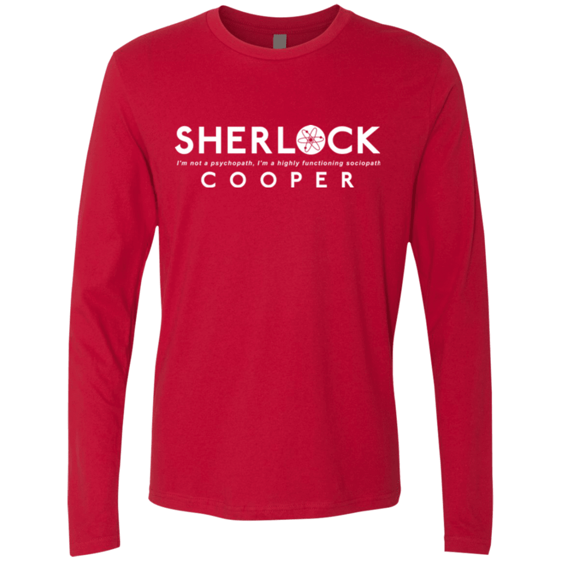 T-Shirts Red / Small Sociopaths Men's Premium Long Sleeve