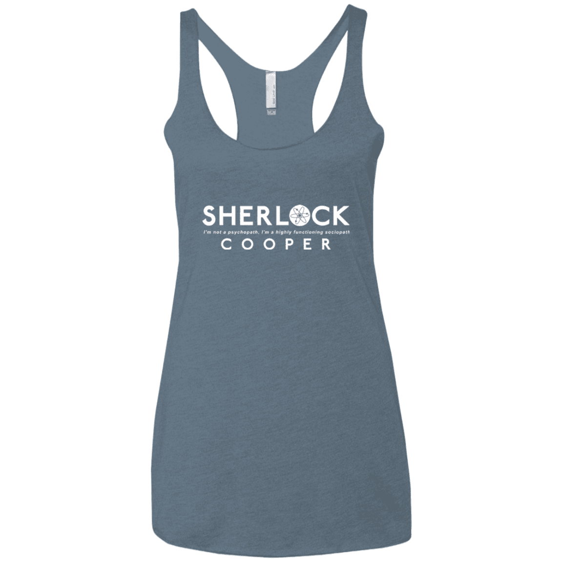 T-Shirts Indigo / X-Small Sociopaths Women's Triblend Racerback Tank