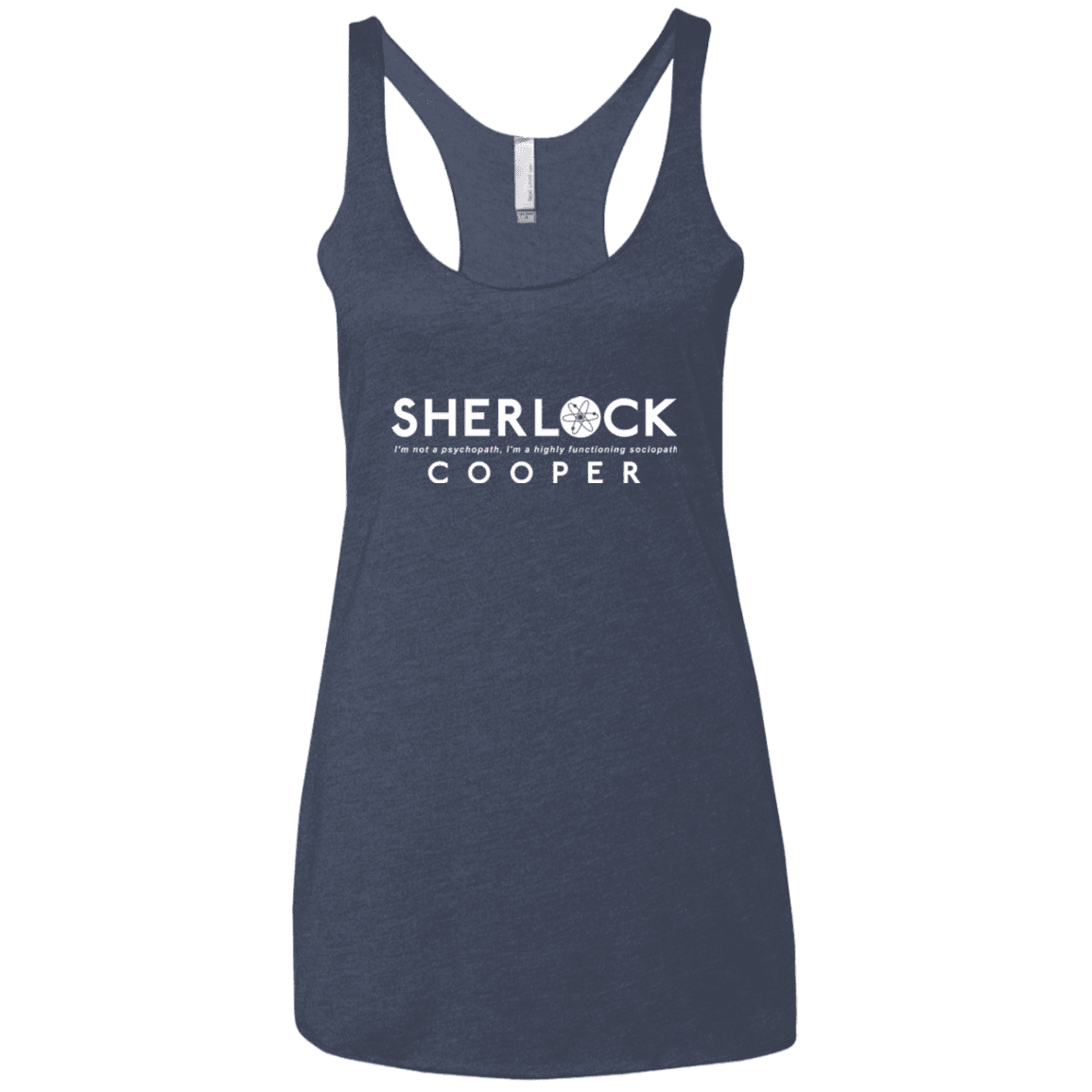 T-Shirts Vintage Navy / X-Small Sociopaths Women's Triblend Racerback Tank