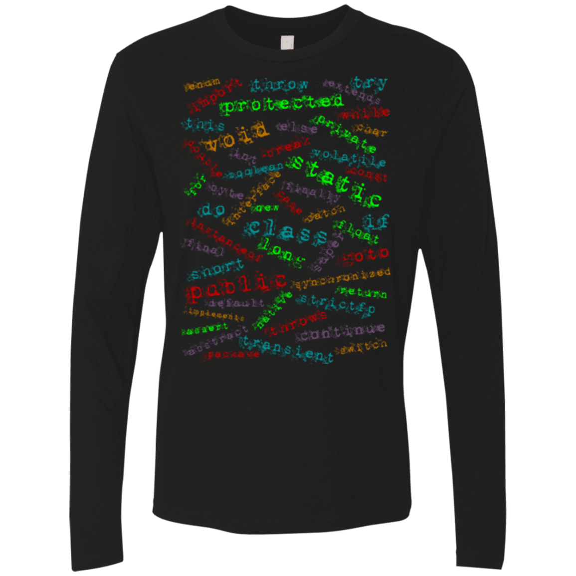 T-Shirts Black / Small Software Artist Men's Premium Long Sleeve