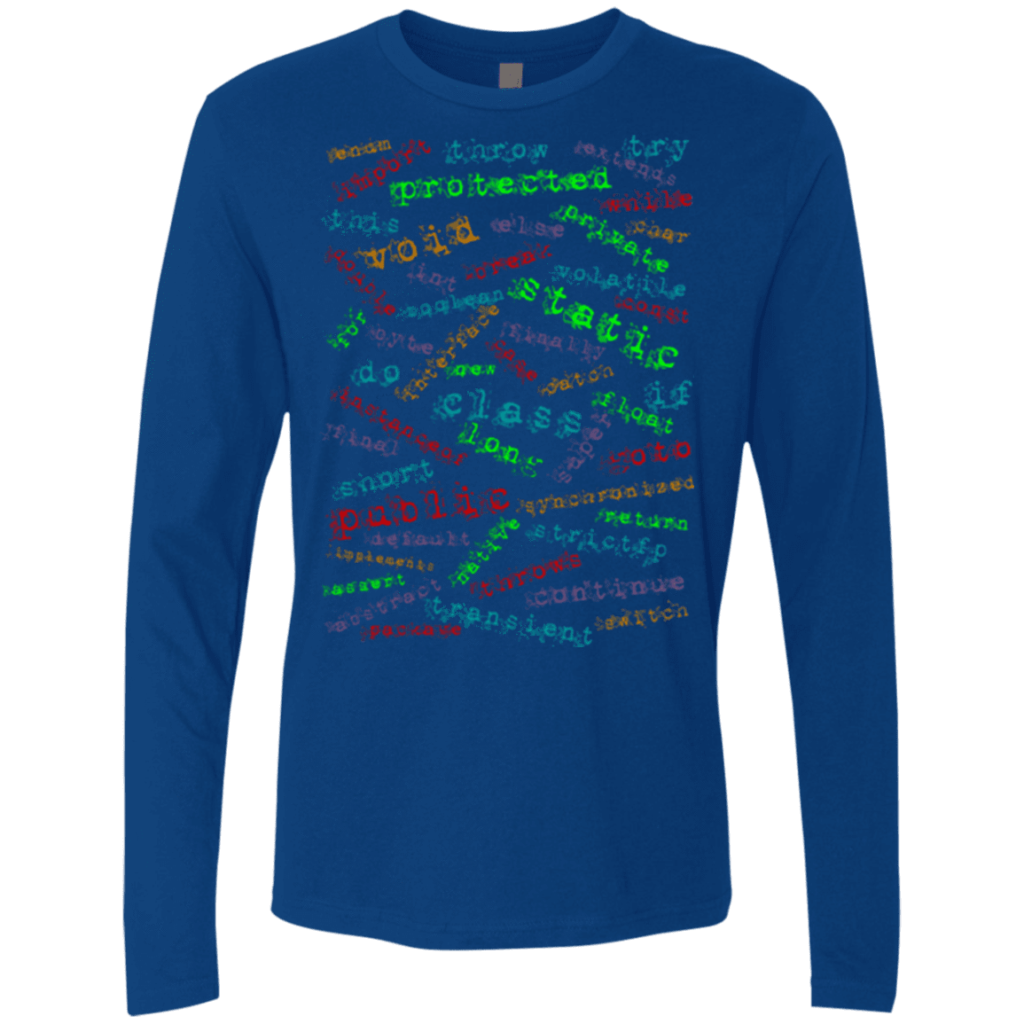 T-Shirts Royal / Small Software Artist Men's Premium Long Sleeve