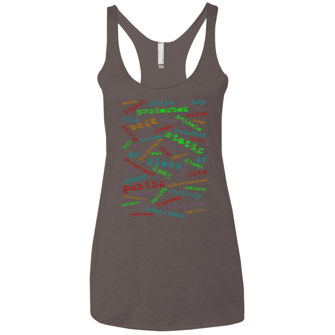 T-Shirts Macchiato / X-Small Software Artist Women's Triblend Racerback Tank