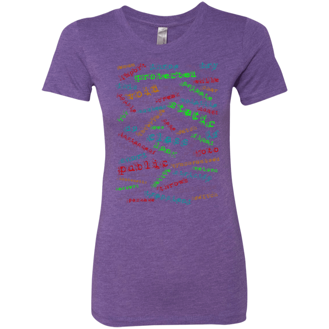 T-Shirts Purple Rush / Small Software Artist Women's Triblend T-Shirt