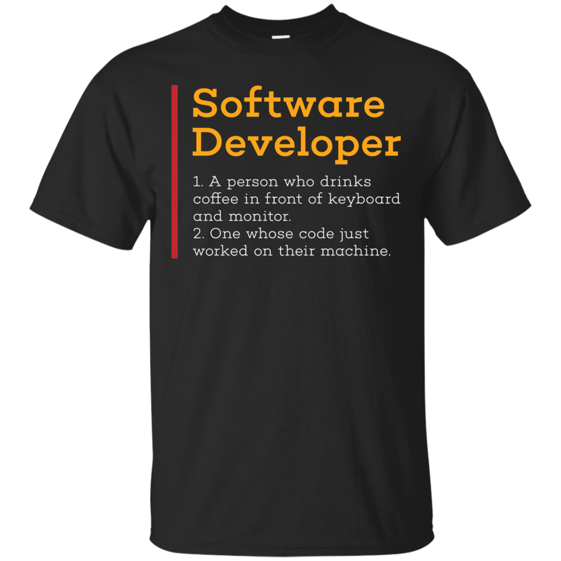 T-Shirts Black / Small Software Developer T-Shirt
