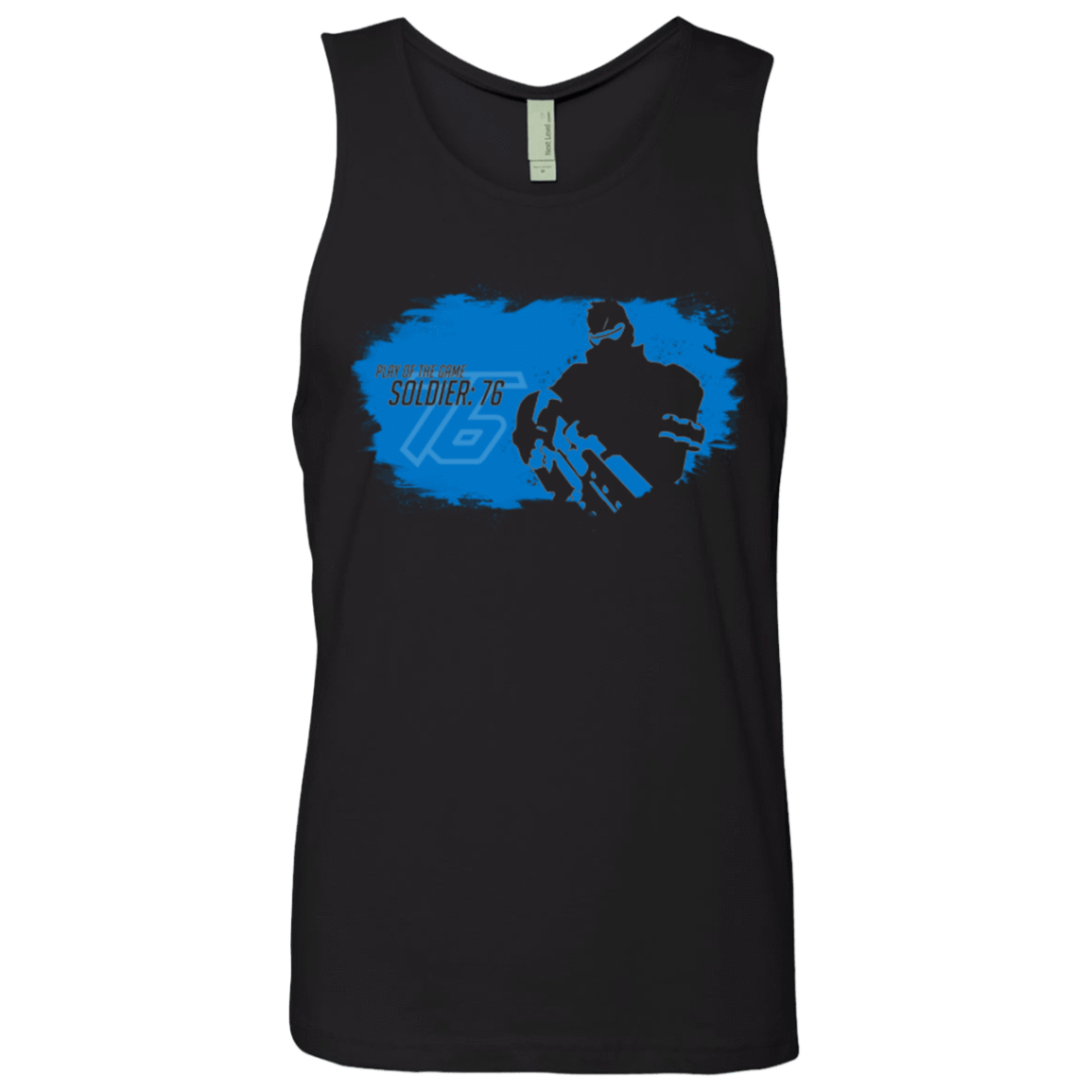 T-Shirts Black / Small Soldier 76 Base Men's Premium Tank Top
