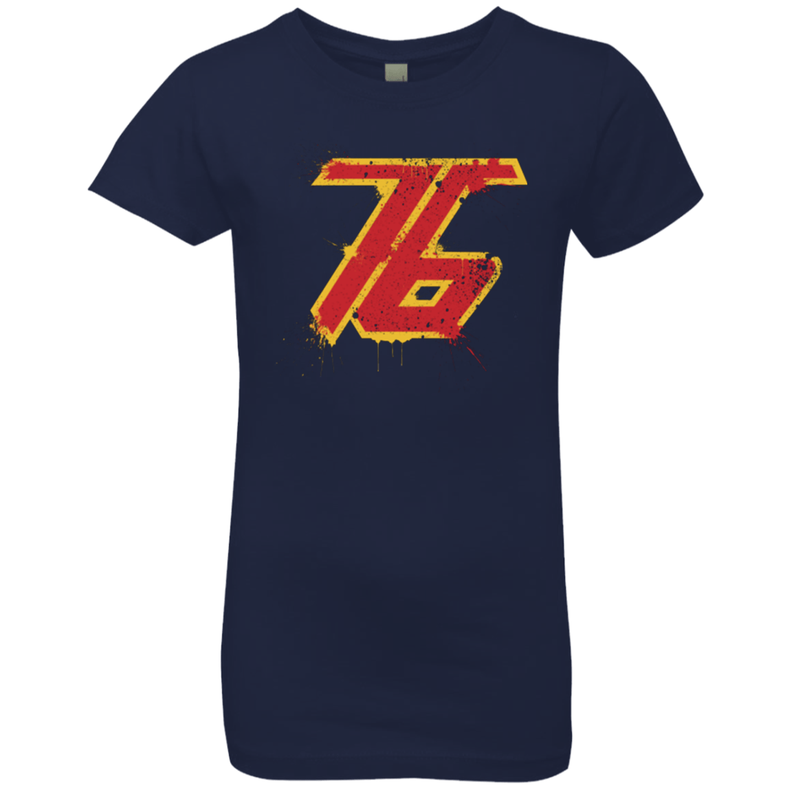 T-Shirts Midnight Navy / YXS Soldier 76 Girls Premium T-Shirt