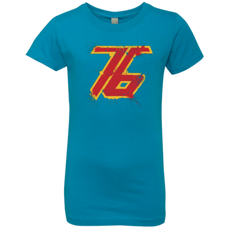 T-Shirts Turquoise / YXS Soldier 76 Girls Premium T-Shirt