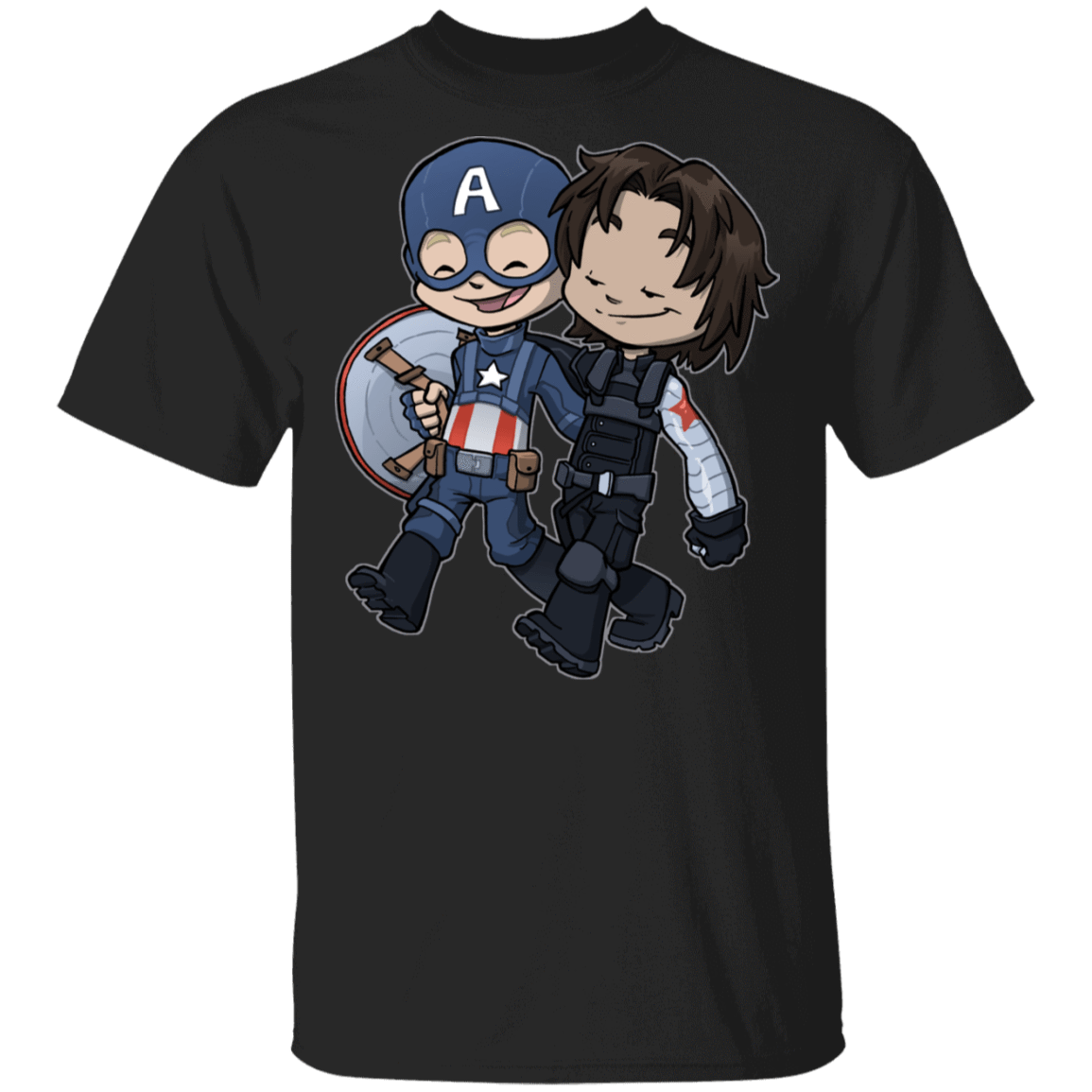 T-Shirts Black / S Soldier Besties T-Shirt