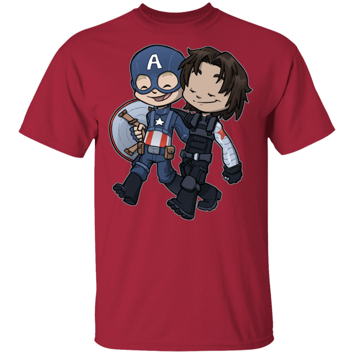 T-Shirts Cardinal / S Soldier Besties T-Shirt