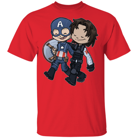 T-Shirts Red / S Soldier Besties T-Shirt