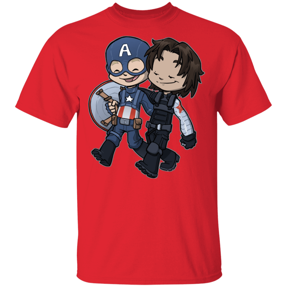 T-Shirts Red / S Soldier Besties T-Shirt