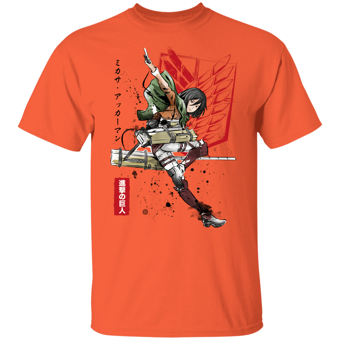 T-Shirts Orange / YXS Soldier Mikasa Youth T-Shirt