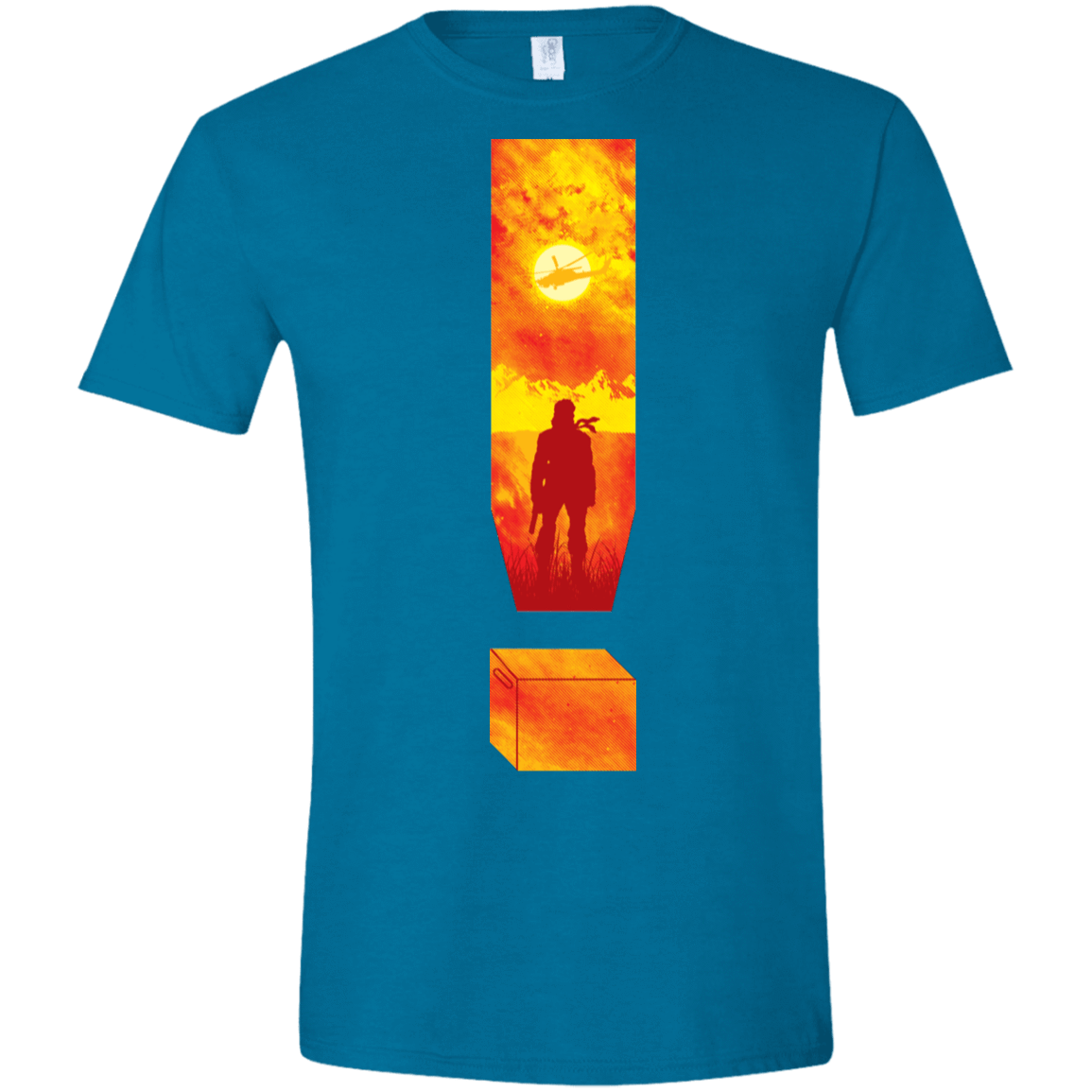 T-Shirts Antique Sapphire / S Soldier Of Fortune Men's Semi-Fitted Softstyle