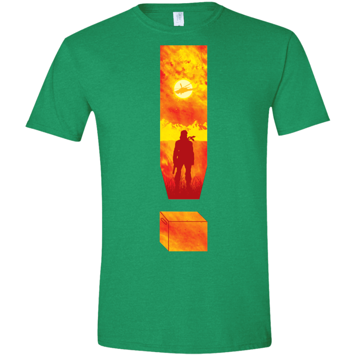 T-Shirts Heather Irish Green / S Soldier Of Fortune Men's Semi-Fitted Softstyle