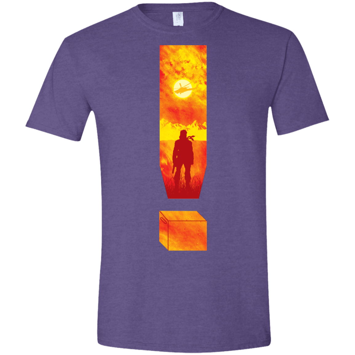 T-Shirts Heather Purple / S Soldier Of Fortune Men's Semi-Fitted Softstyle