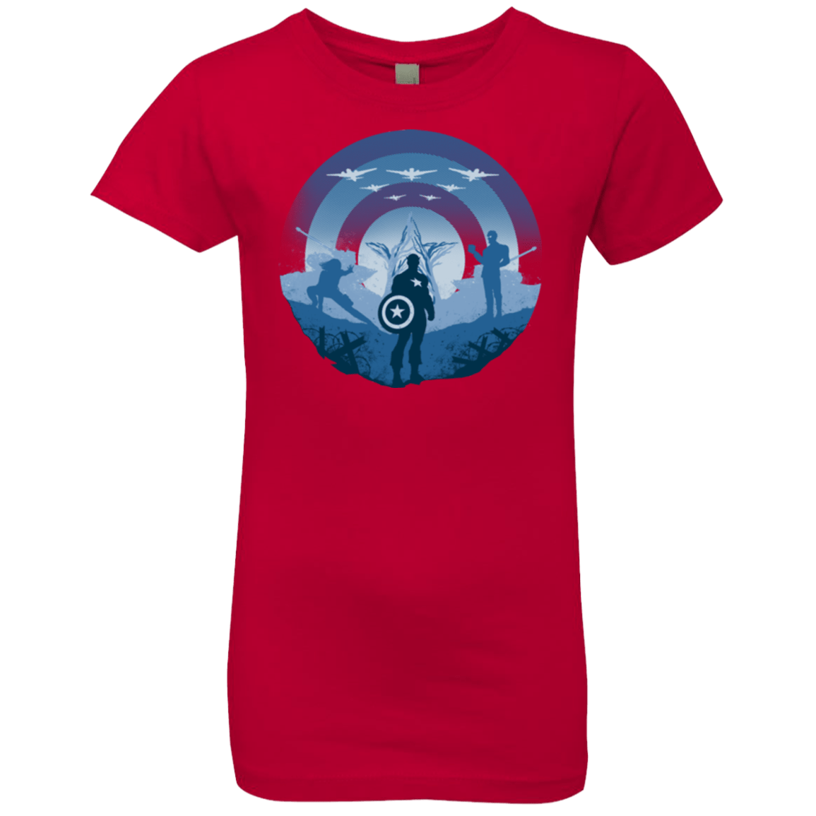 T-Shirts Red / YXS Soldier of Freedom Girls Premium T-Shirt