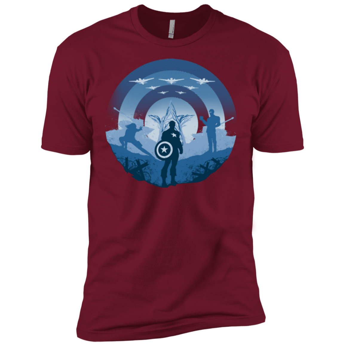 T-Shirts Cardinal / X-Small Soldier of Freedom Men's Premium T-Shirt