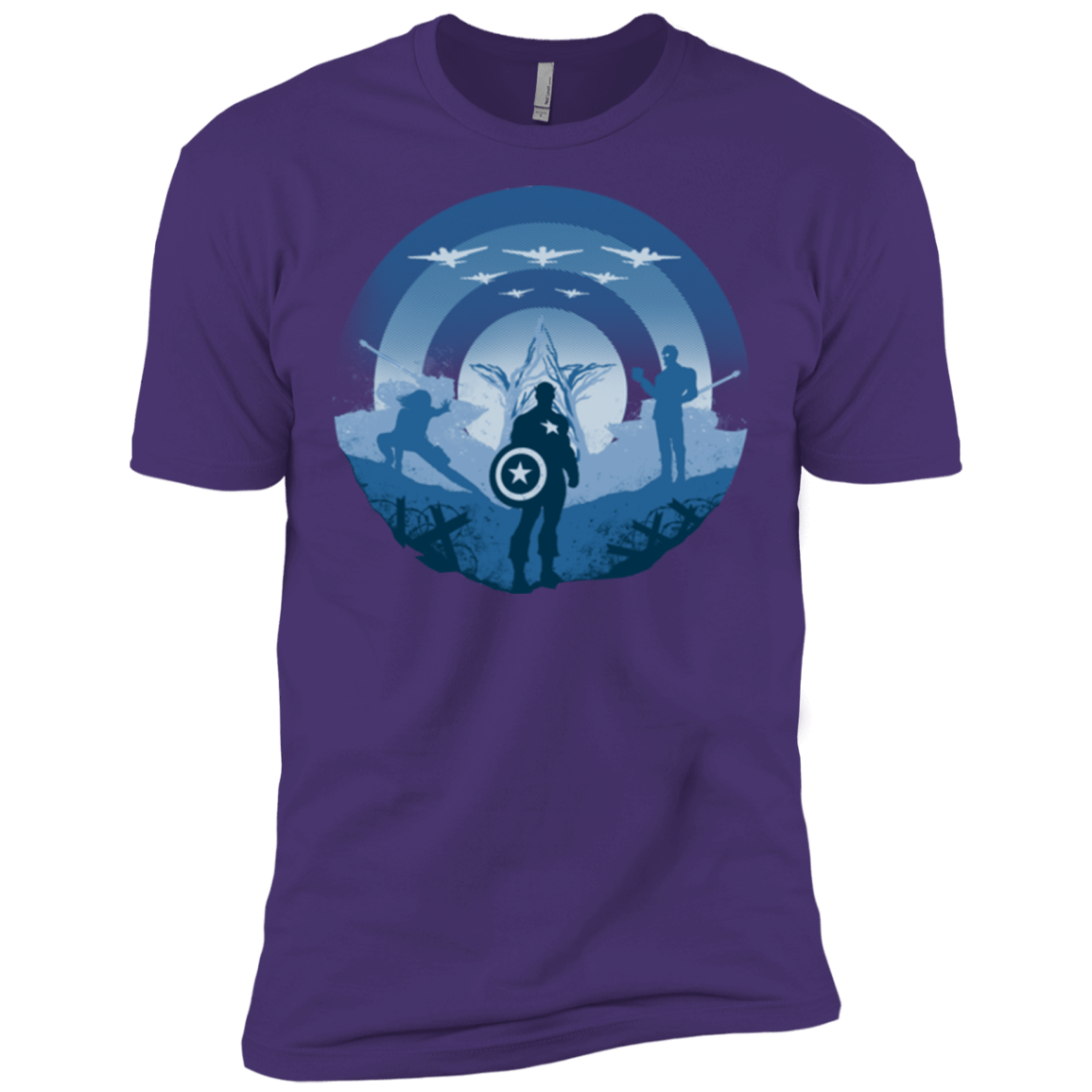 T-Shirts Purple / X-Small Soldier of Freedom Men's Premium T-Shirt