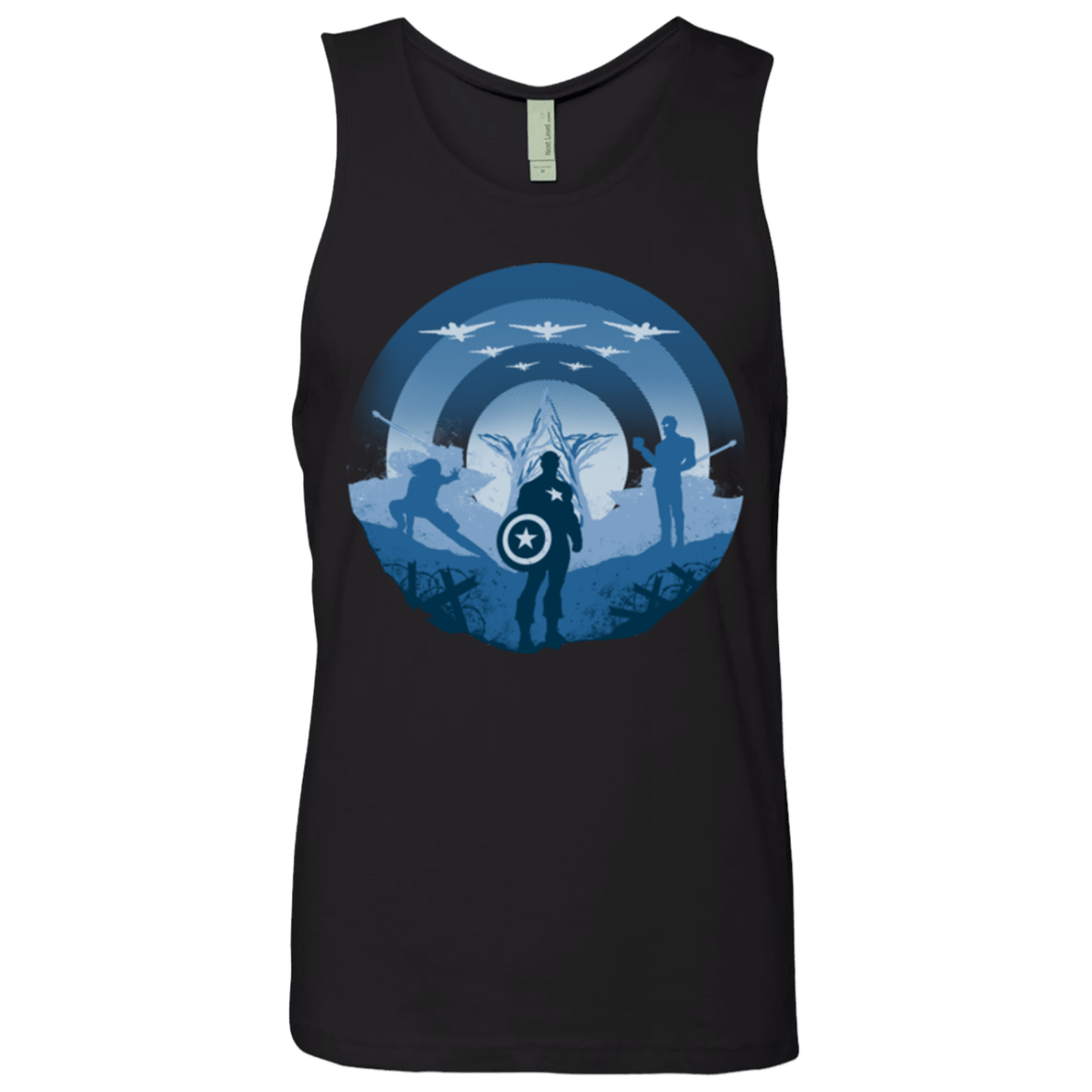 T-Shirts Black / Small Soldier of Freedom Men's Premium Tank Top