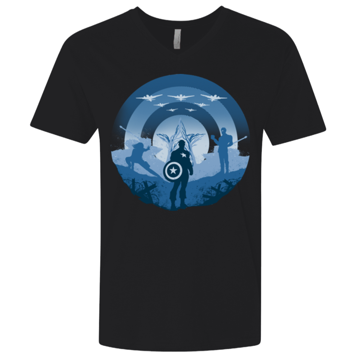 T-Shirts Black / X-Small Soldier of Freedom Men's Premium V-Neck