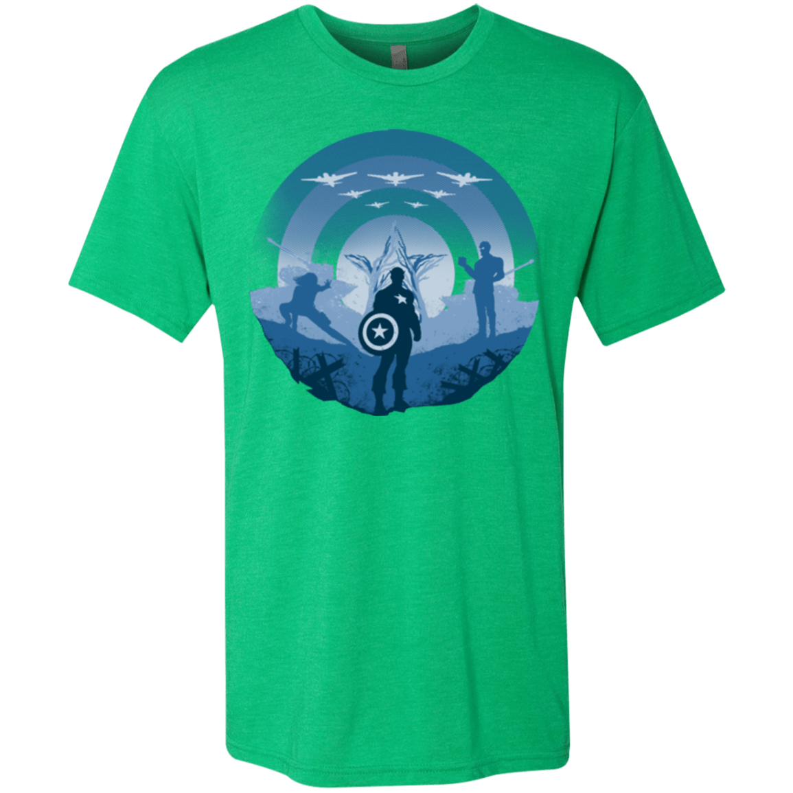 T-Shirts Envy / Small Soldier of Freedom Men's Triblend T-Shirt