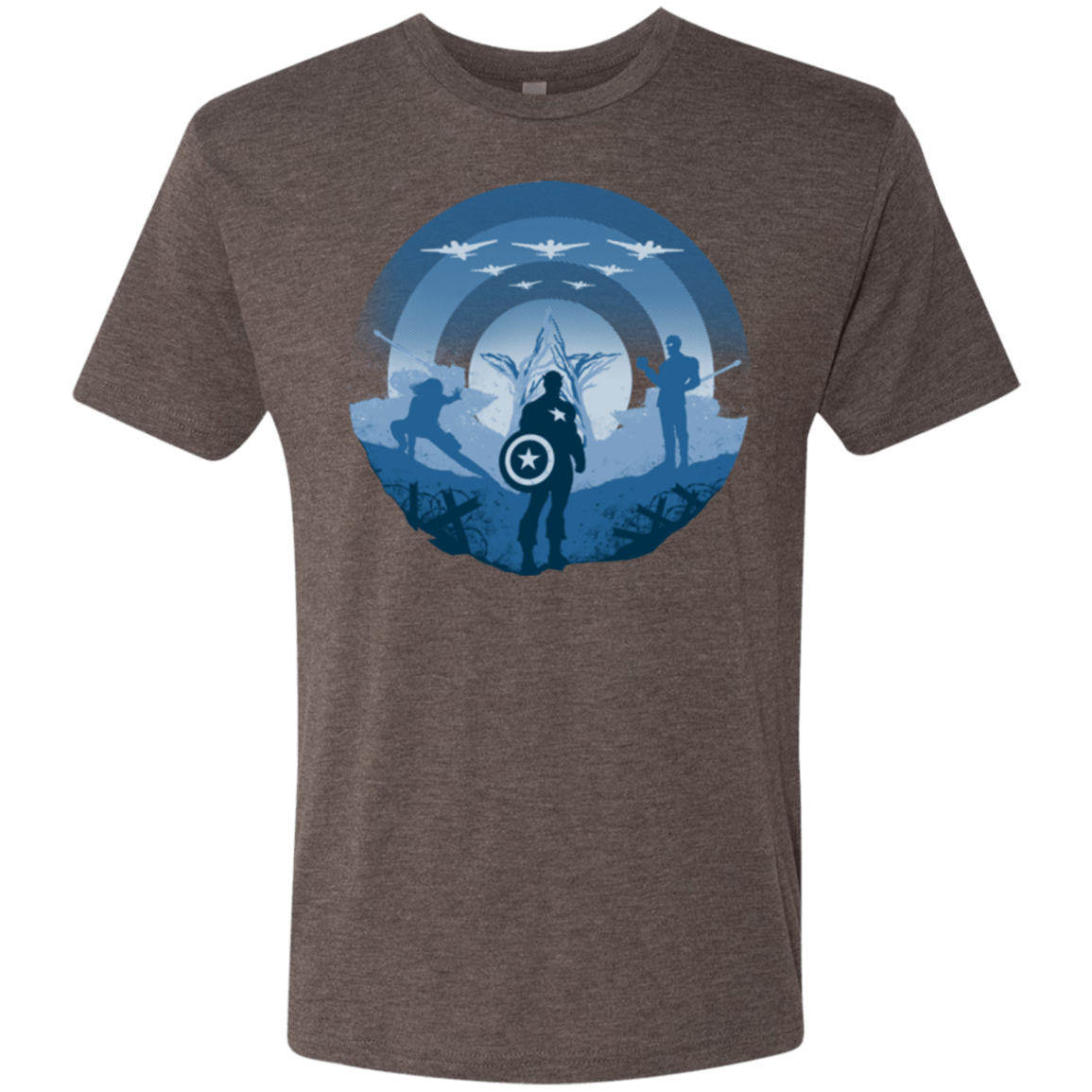 T-Shirts Macchiato / Small Soldier of Freedom Men's Triblend T-Shirt