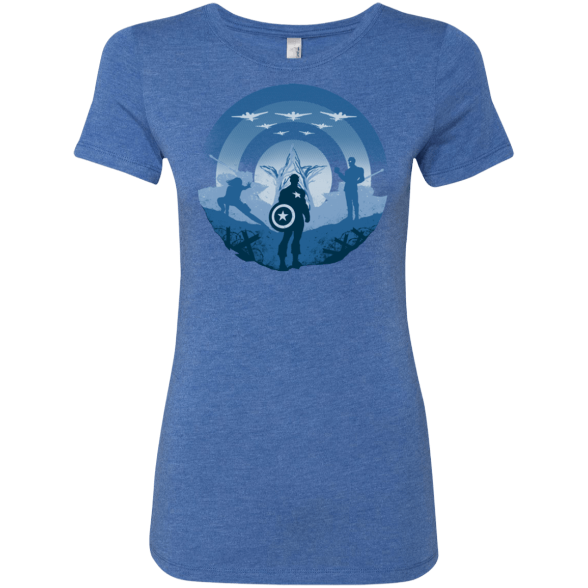 T-Shirts Vintage Royal / Small Soldier of Freedom Women's Triblend T-Shirt