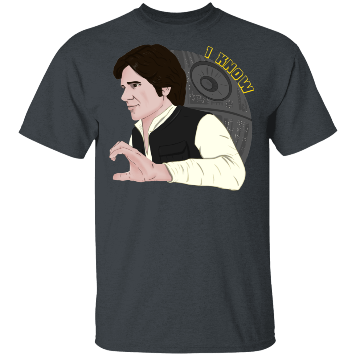 T-Shirts Dark Heather / S Solo I Know T-Shirt