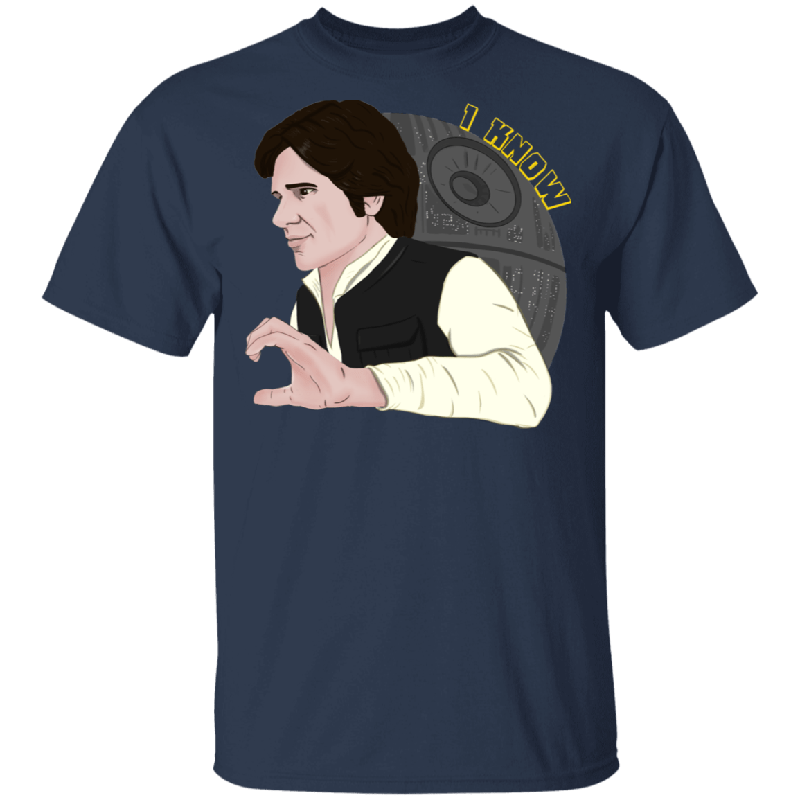 T-Shirts Navy / S Solo I Know T-Shirt