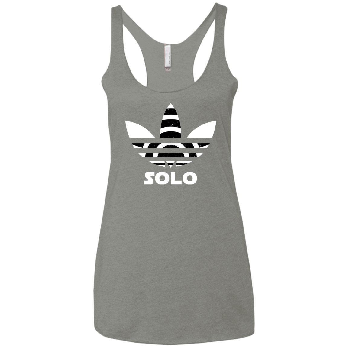 T-Shirts Venetian Grey / X-Small Solo Women's Triblend Racerback Tank