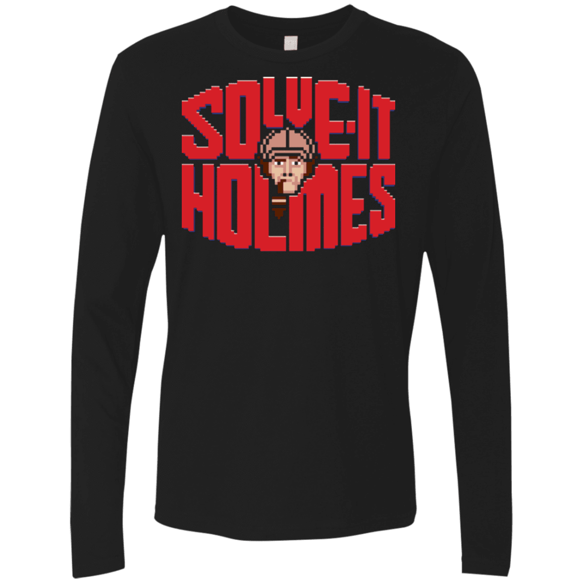 T-Shirts Black / Small Solve It Holmes Men's Premium Long Sleeve
