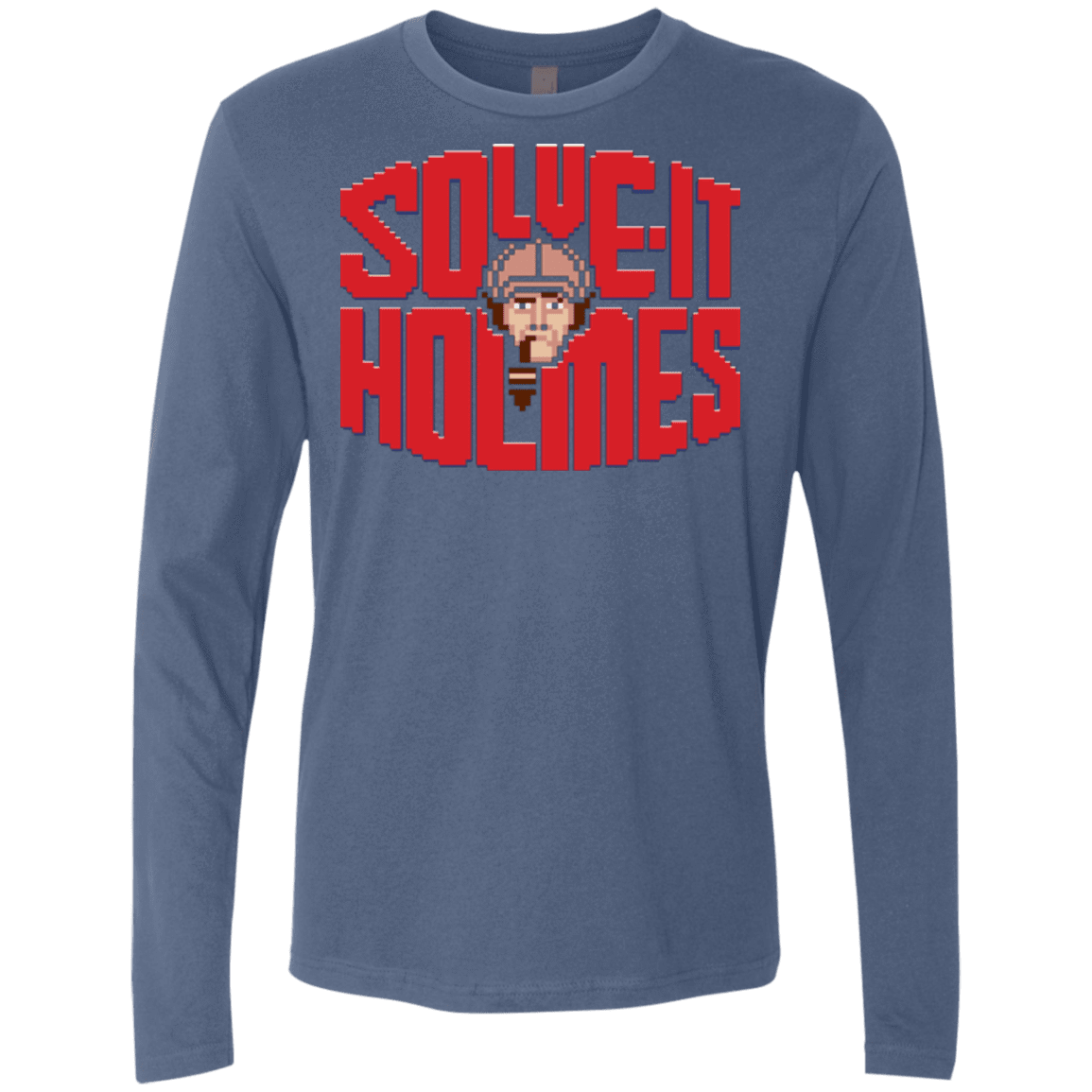 T-Shirts Indigo / Small Solve It Holmes Men's Premium Long Sleeve