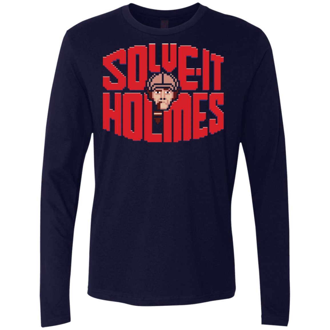 T-Shirts Midnight Navy / Small Solve It Holmes Men's Premium Long Sleeve