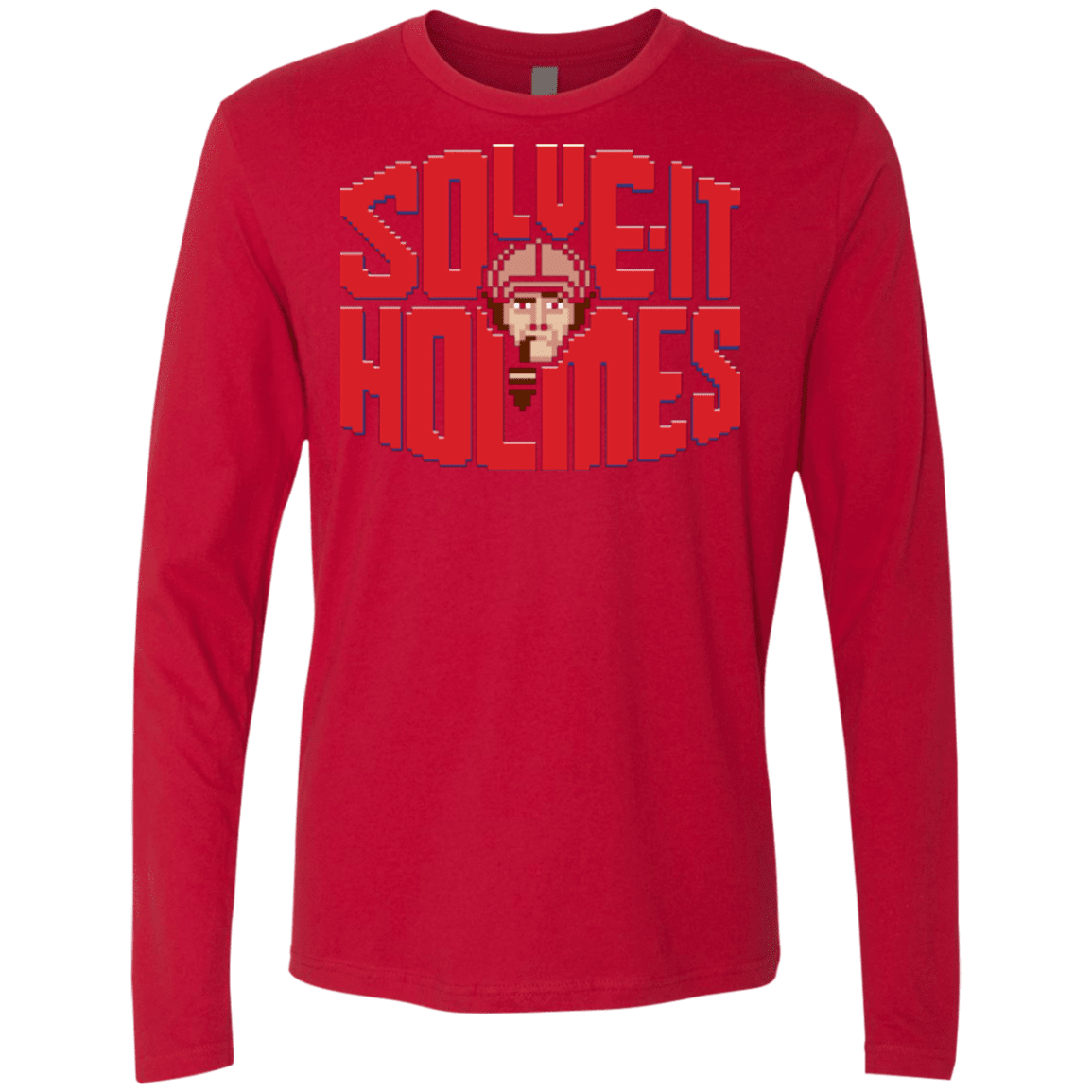 T-Shirts Red / Small Solve It Holmes Men's Premium Long Sleeve