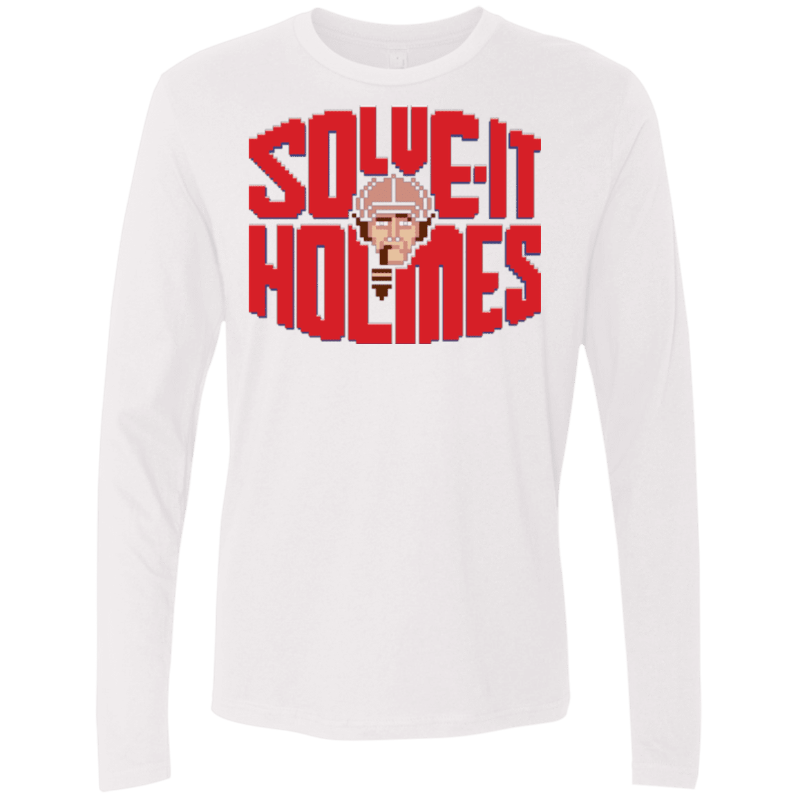 T-Shirts White / Small Solve It Holmes Men's Premium Long Sleeve