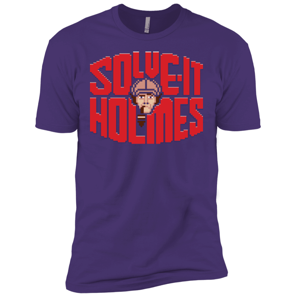 T-Shirts Purple / X-Small Solve It Holmes Men's Premium T-Shirt
