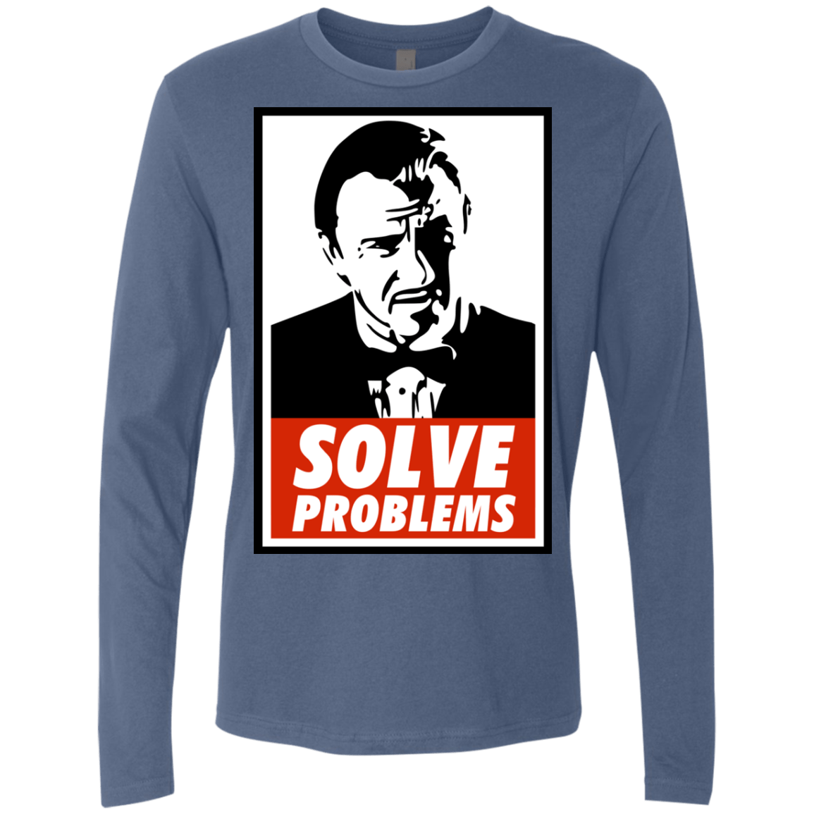 T-Shirts Indigo / Small Solve problems Men's Premium Long Sleeve