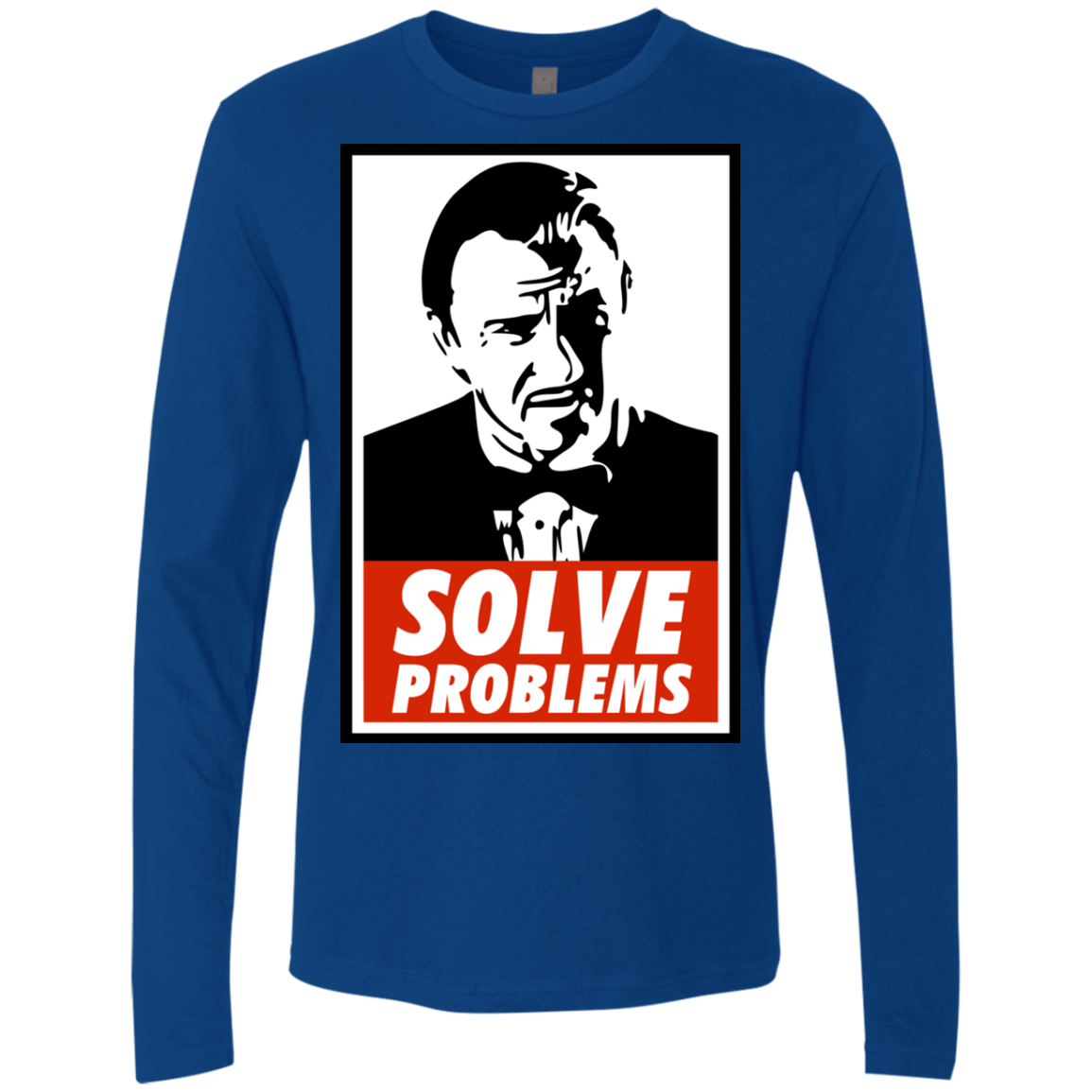 T-Shirts Royal / Small Solve problems Men's Premium Long Sleeve