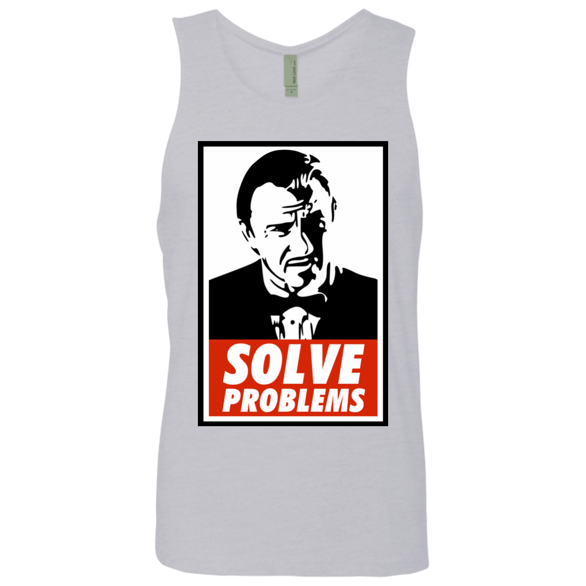 T-Shirts Heather Grey / Small Solve problems Men's Premium Tank Top