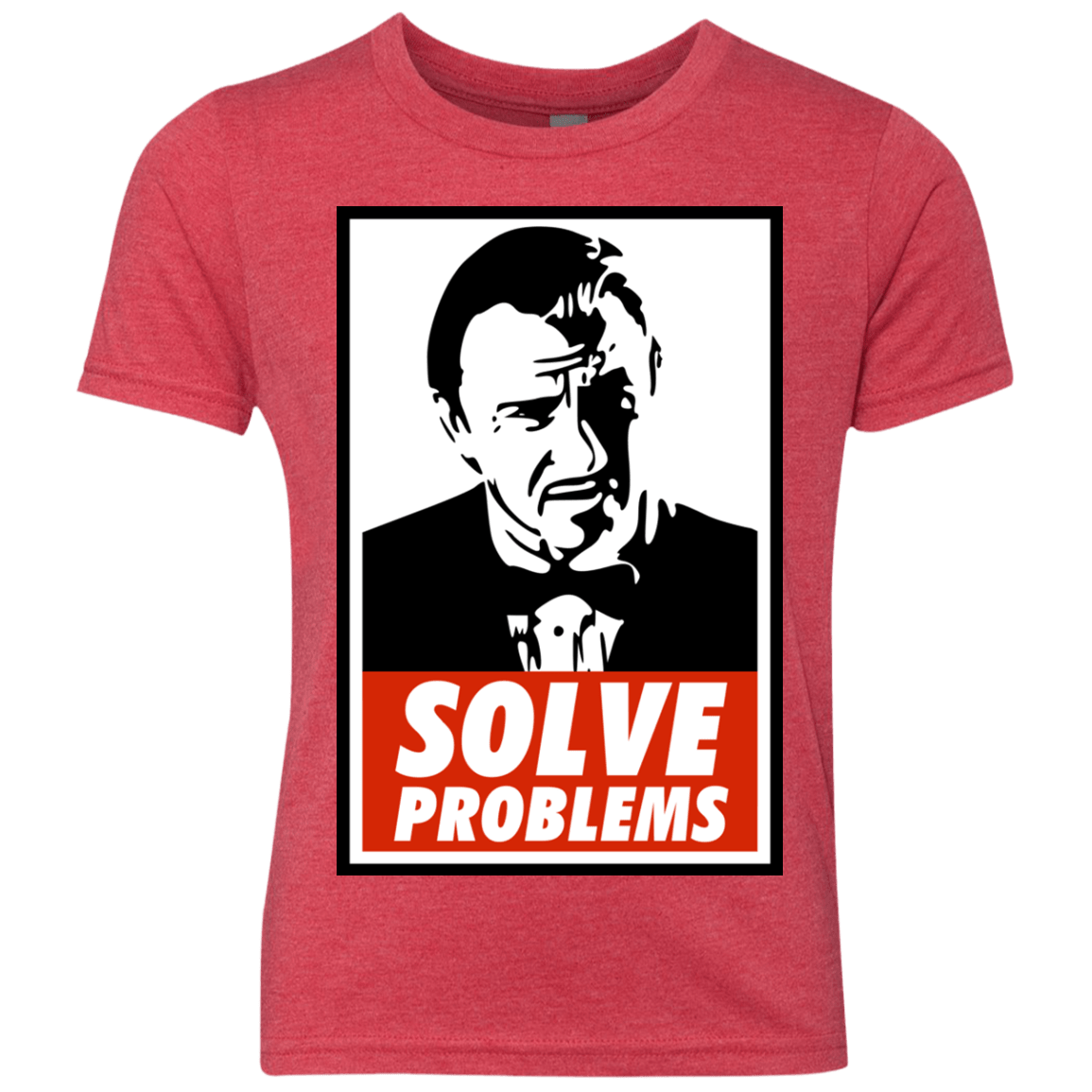 T-Shirts Vintage Red / YXS Solve problems Youth Triblend T-Shirt